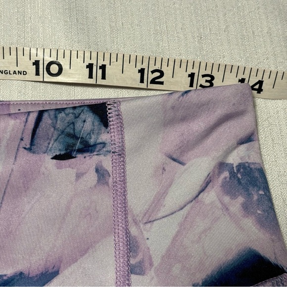 Tek Gear Workout Gear Blue lavender athletic leggings pants LG LIKE NEW Pockets - Picture 9 of 11